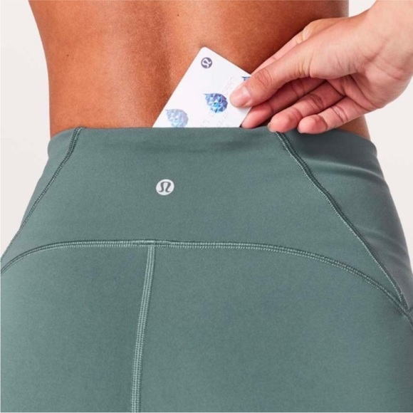 Lululemon Train Times 7/8 Pant 25" in Sea Steel Leggings Size 10 - Picture 3 of 12